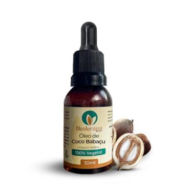 Imagem de Óleo Vegetal de Coco Babaçu - 100% natural uso capilar e corporal (30ml)