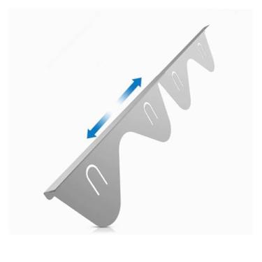 Imagem de Forno Gap Filler Expansível Barreira Não Magnética Fina de Aço Inoxidável Guarda de Fogão Ajustável para Casa Cozinha Gás Fogão Elétrico Acessório de Aparelho(Silver (1pcs))