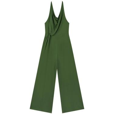 Imagem de Macacão Longo Frente Única Com Franzido E Decote Degagê-Feminino