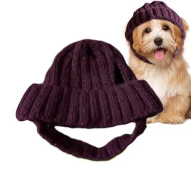 Imagem de Gorro de malha para cães, à prova de , animais quentes, chapéu de malha, para reunião de família, viagem, caminhada, Natal, Ação de Graças, das Bruxas, festa fotográfica