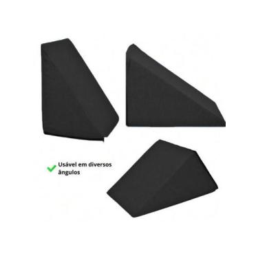 Imagem de Travesseiro Cunha de Encosto Apoio Para Repouso Anti Refluxo Leitura D