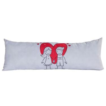 Imagem de Travesseiro de Corpo Xuxão Cheio 135cm x 45cm Gigante Enchimento Com F