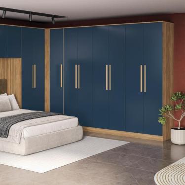 Imagem de Guarda-roupa 6 Portas 4 Gavetas Kappesberg Adapt