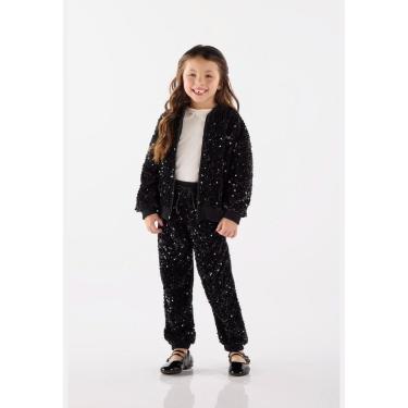 Imagem de Jaqueta Infantil Feminino em Veludo Paetê Up Baby-Feminino