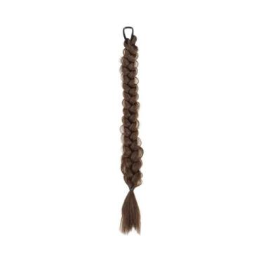 Imagem de Extensão De Cabelo Sintético Rabo De Cavalo Trançado Estilo Box Twist 