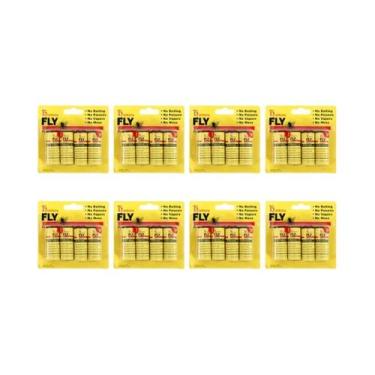 Imagem de Papel Adesivo Forte Para Moscas, Dupla Face, 4-40 Rolos, Capturador De