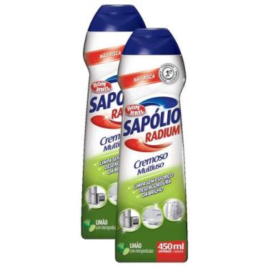 Imagem de kit 2 SAPOLIO RADIUM CREMOSO LIMAO BOMBRIL 450ML