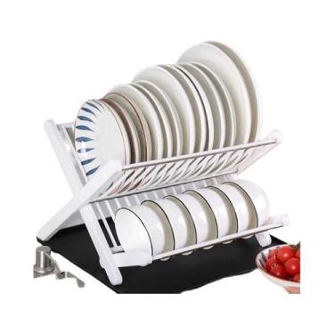 Imagem de Escorredor De Louça Ajustável Para Pia De Cozinha, Organizador De Prat