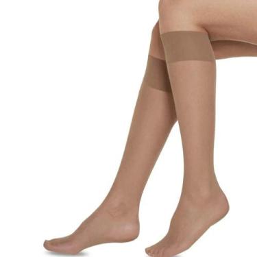 Imagem de Meia Loba Mini Lu 3/4 Fina Fio 20 Básica 5510-001, Natural peach, 142,
