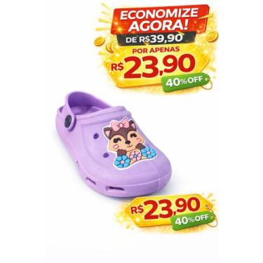Imagem de Babuche infantil meninas confortável leve antiderrapante casual dia a 