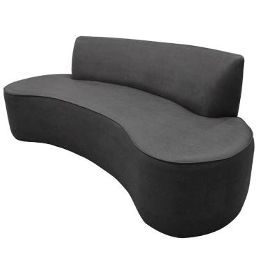 Imagem de Sofá 02 Lugares 150cm Mônaco Corano Cinza - Nexta Casa