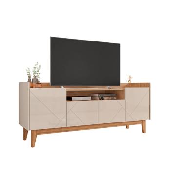 Imagem de Rack Adria 1.60 Off White/Noce - Casa D Móveis