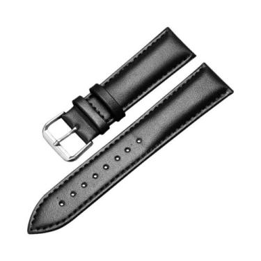 Imagem de Pulseiras De Relógio Masculinas Em Couro Genuíno 12mm-24mm, Pulseiras 