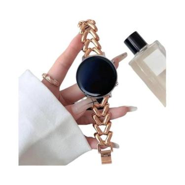 Imagem de Pulseira De Cadeia De Aço Inoxidável De 22mm E 20mm Para Samsung Galax