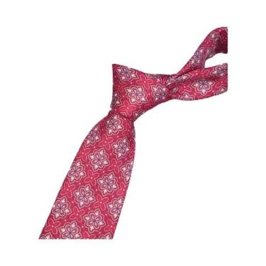 Imagem de Gravata De Seda Masculina 8CM Com Estampa Graffiti, Matemática, Frutas