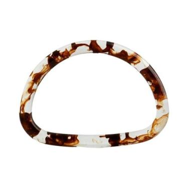 Imagem de Alças De Resina Em Formato U Para Bolsas, Fecho Kiss Lock, Estrutura P