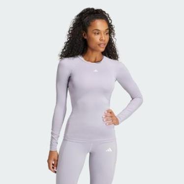 Imagem de Camiseta Adidas Treino Manga Longa Techfit Feminina-Feminino
