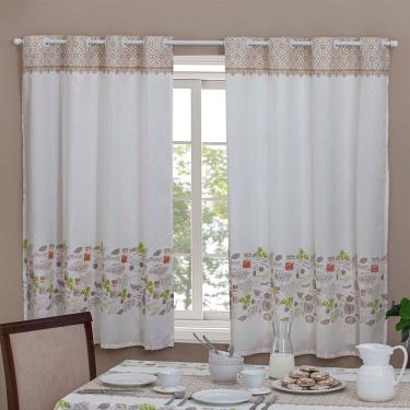 Imagem de Cortina Cozinha Martina 2,00x1,40m Casa Alegre Casa Doro