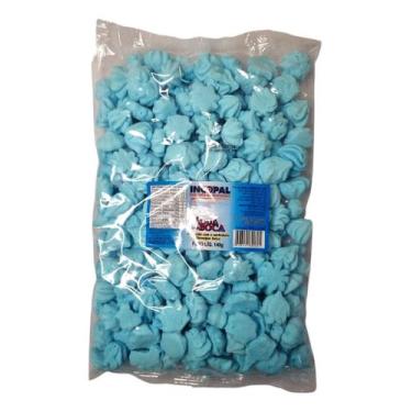Imagem de Mini Suspiro Caseiro Artesanal Lembrancinha 140g Azul - INCOPAL