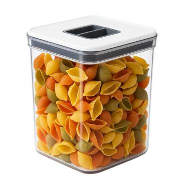 Imagem de Pote Hermético Porta Mantimentos Empilhável Cozinha 3900ml