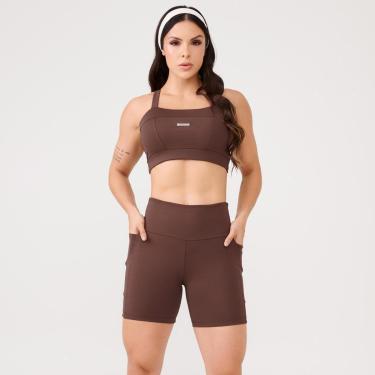 Imagem de Short Essential Poliamida Com Bolso Donna Carioca-Feminino