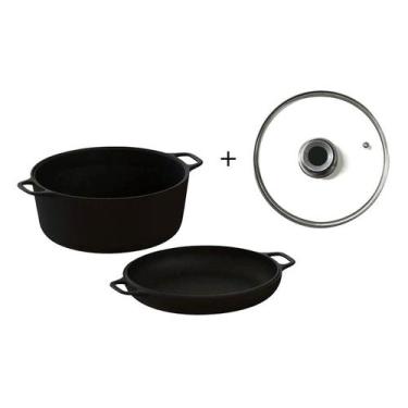 Imagem de Conjunto Caçarola/frigideira Multiuso Libaneza 26 Cm