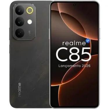 Imagem de Smartphone Realme C85 Black 256GB 8GB RAM, 256GB, Preto