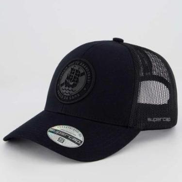 Imagem de Boné Vasco da Gama Trucker Preto-Unissex