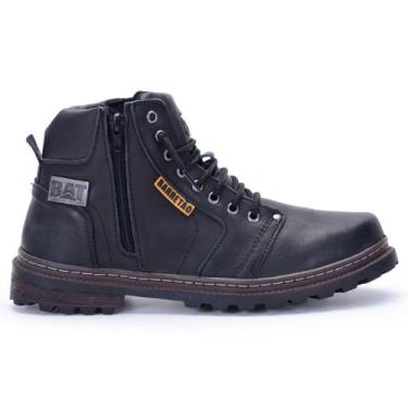 Imagem de Coturno Masculino Adventure Em Couro legitimo qualidade Barretão Botin