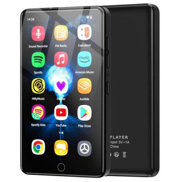 Imagem de Leitor MP3 AHENOD 96GB Android 1.3 13MP Bluetooth WiFi 4.02"