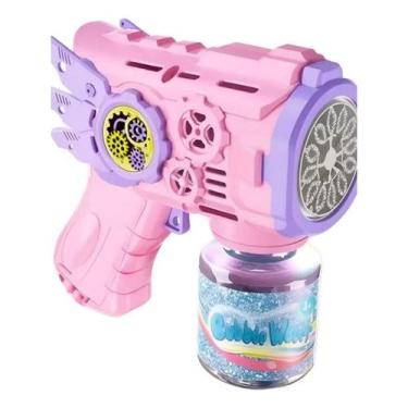Imagem de Arminha de Bolhas Automática Infantil - Bubble Gun Colorida - Para Tod
