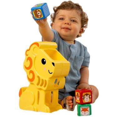 Imagem de Brinquedo Educativo Leao com Blocos - GGB PLAST