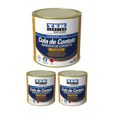 Imagem de Kit 3 Cola De Contato 200g Tekbond
