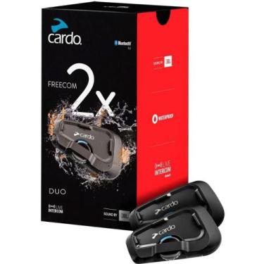 Imagem de Intercomunicador Cardo Freecom 2X Duo, Preto