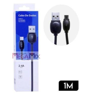 Imagem de Cabo de Dados USB + Micro USB (V8) 1M 2.4A LE-838V - It-Blue - IT BLUE