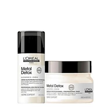 Imagem de Kit Loréal Metal Detox Máscara 250g+ Leave-in 100ml - Loréal Professio