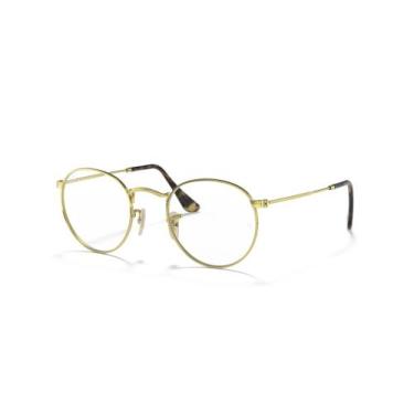 Imagem de Armação Óculos de Grau Ray-Ban Round Metal RX3447V 2500 50