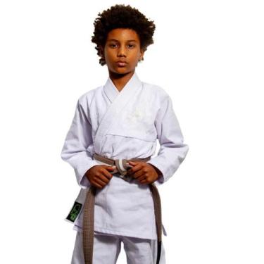 Imagem de Kimono Infantil KVRA Bjj Branco M4