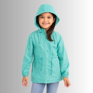 Imagem de Jaqueta c/ Capuz Infantil/Juvenil Menina Safira Kids, 10, Verde