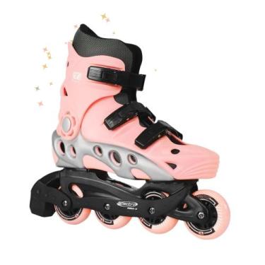 Imagem de Patins Inline Traxart Spectro Adulto Iniciante Hardboot ABEC5 com Frei