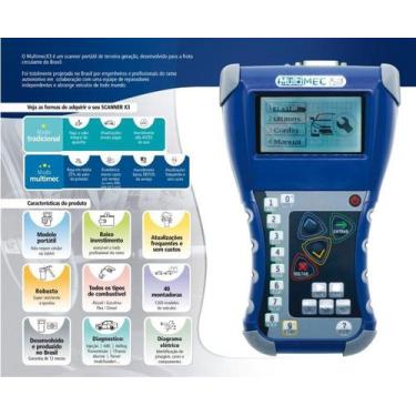 Imagem de Scanner Automotivo Multimecx3, Azul