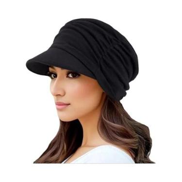 Imagem de Gorro Quente De Cashmere Dupla Camada Com Capuz Para Outono Inverno, C