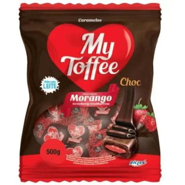Imagem de Bala Riclan My Toffee Morango 500g