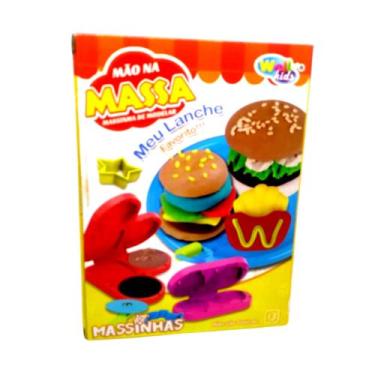 Imagem de Massinha de Modelar Mão na Massa Meu Lanche Favorito 