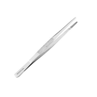 Imagem de Pinça Hospitalar Cirúrgica Reta Dissecção Com Serrilha 11,5cm Weldon