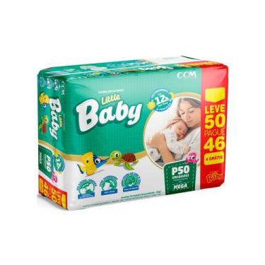 Imagem de Fralda little baby nemo mega p 50 unidades - ccm