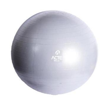 Imagem de Bola Suiça Liveup Pilates Yoga Ginástica 55 cm e DVD - Acte, Roxo