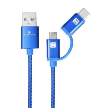 Imagem de Cabo 2 Em 1 - Micro Ubs Usb-c - 5790 - Link - Pro 2-in-1 - LEXINGHAM