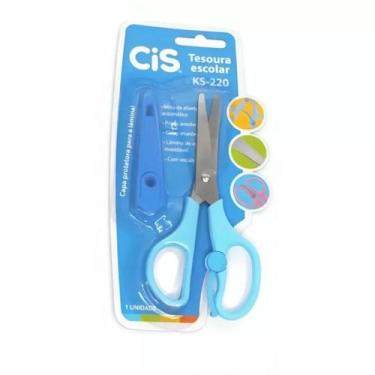 Imagem de Tesoura Escolar CIS - KS-220 -, Azul