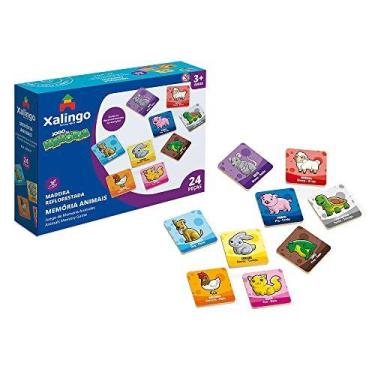 Imagem de Jogo Da Memoria Animais 24Pcs. - XALINGO